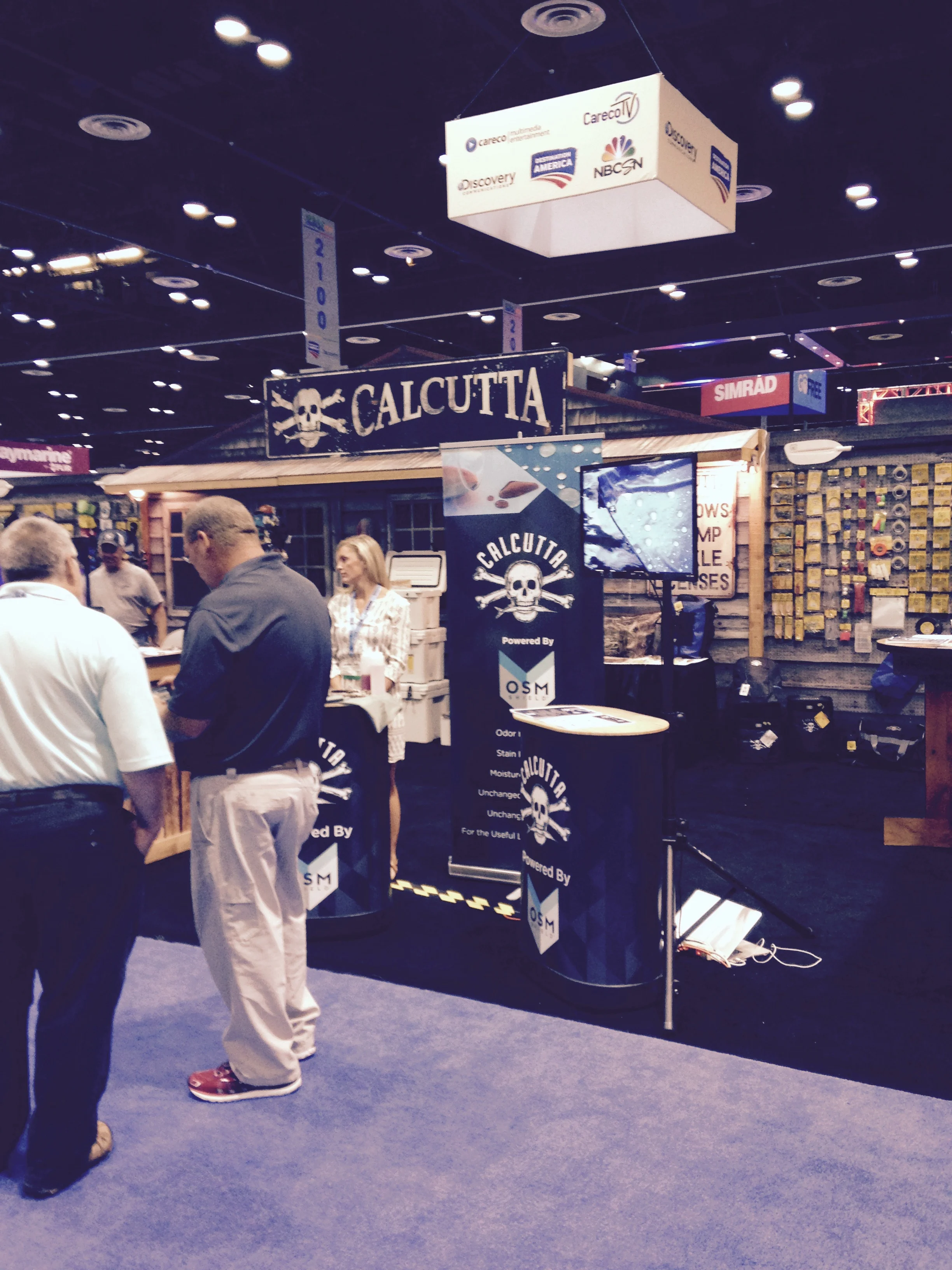 OSM Shield in attendance at the ICAST Trade Show to support one of their fishing apparel customers.
