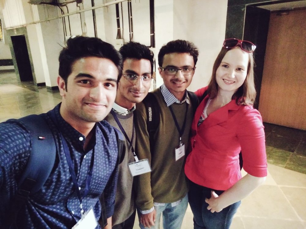 Connecting with scintillating young minds is my favourite thing in the world. – at IIT Bombay