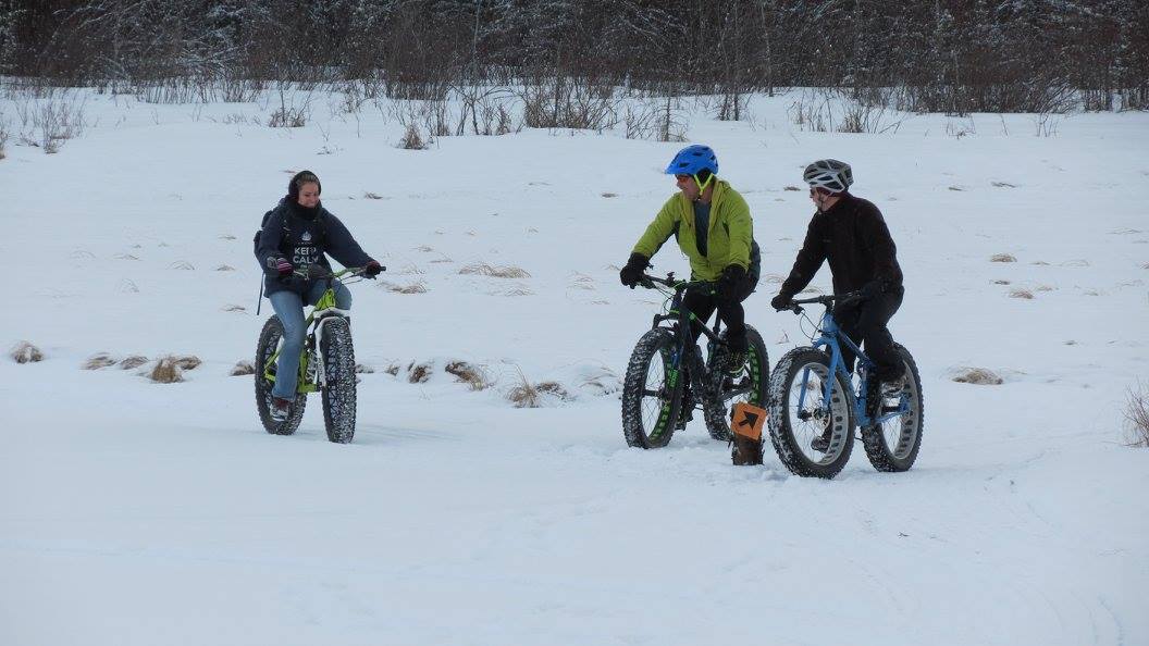 Lots of people trying out fat bikes for the first time - and loving it!