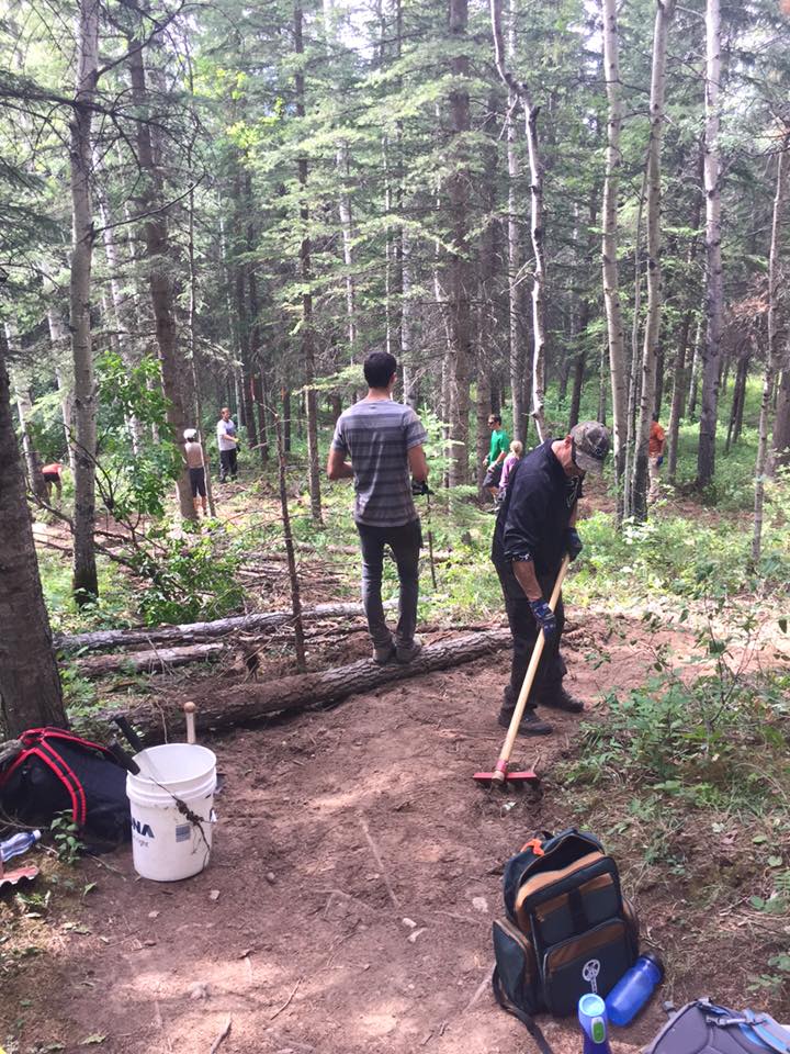 New trail built and old trail section reclaimed!