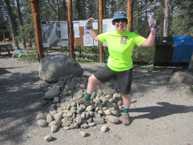Rocks, rocks and more rocks. Julie and Gabrielle rocked it!