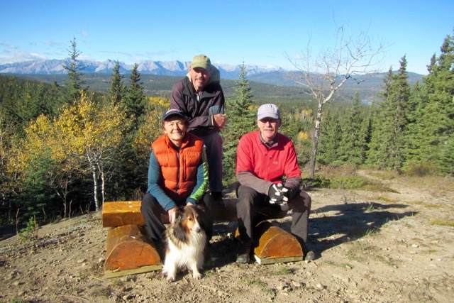 New Bench at the EZ Lookout