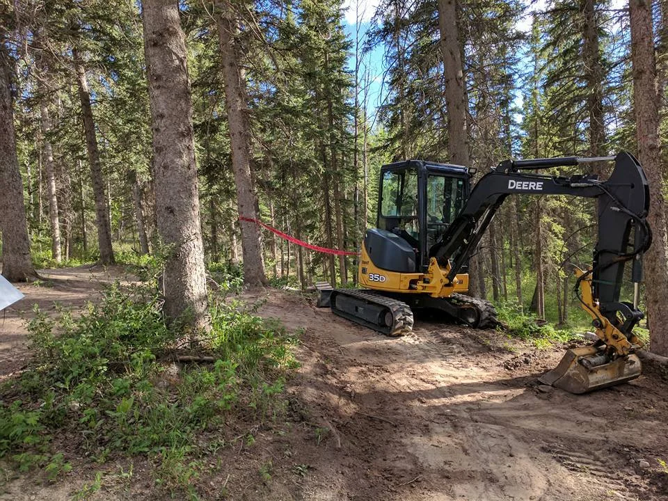 Hoots Inc. are onsite for 3 weeks of solid bike park maintenance, buffing and a new feature - stay tuned!