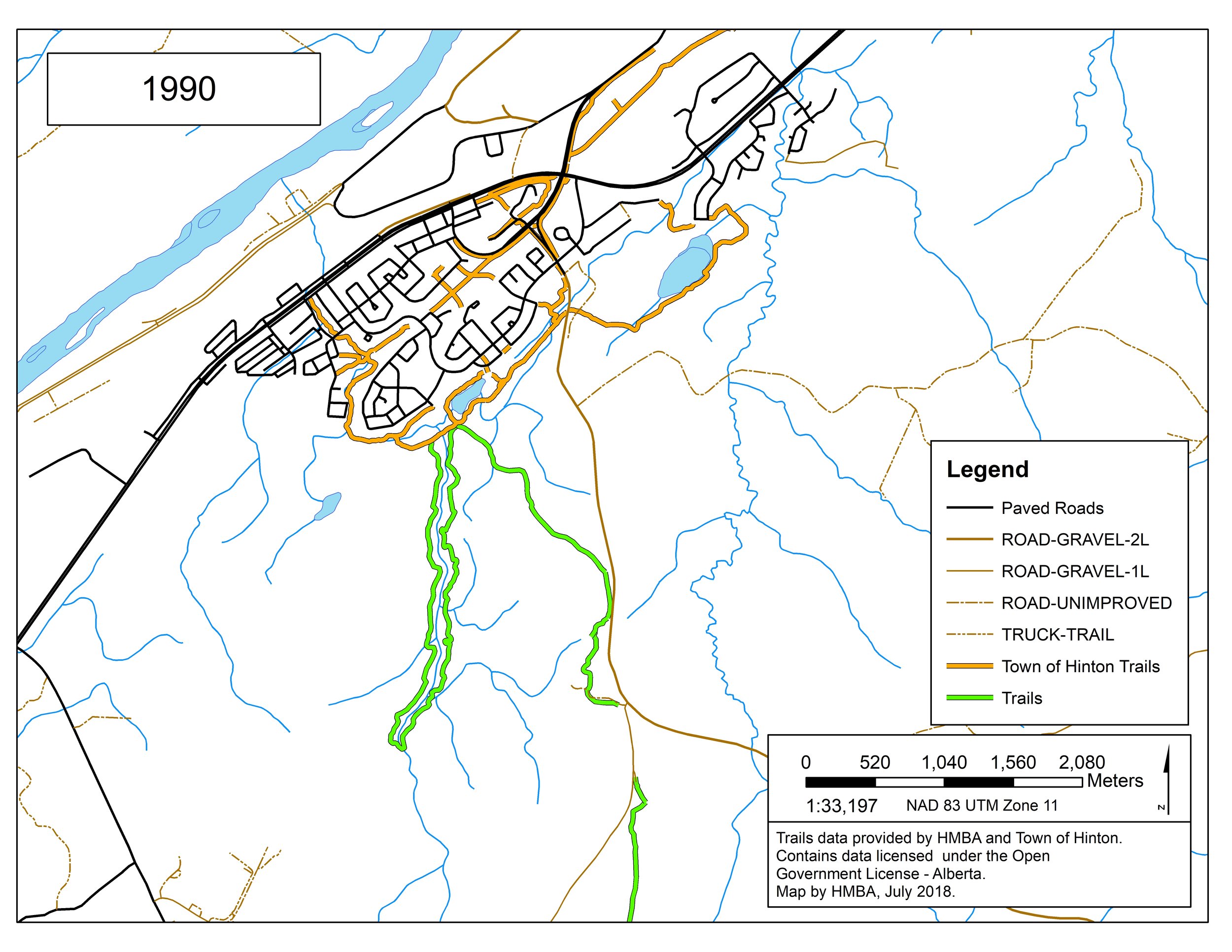 Big Horn was build in the early 1990s! Would love to know when Happy Creek was initially built. Happy Creek Trail has had major re-routes 2 times in last 10 years. Over 100K has been invested in the last 10 years on Happy Creek trail alone!
