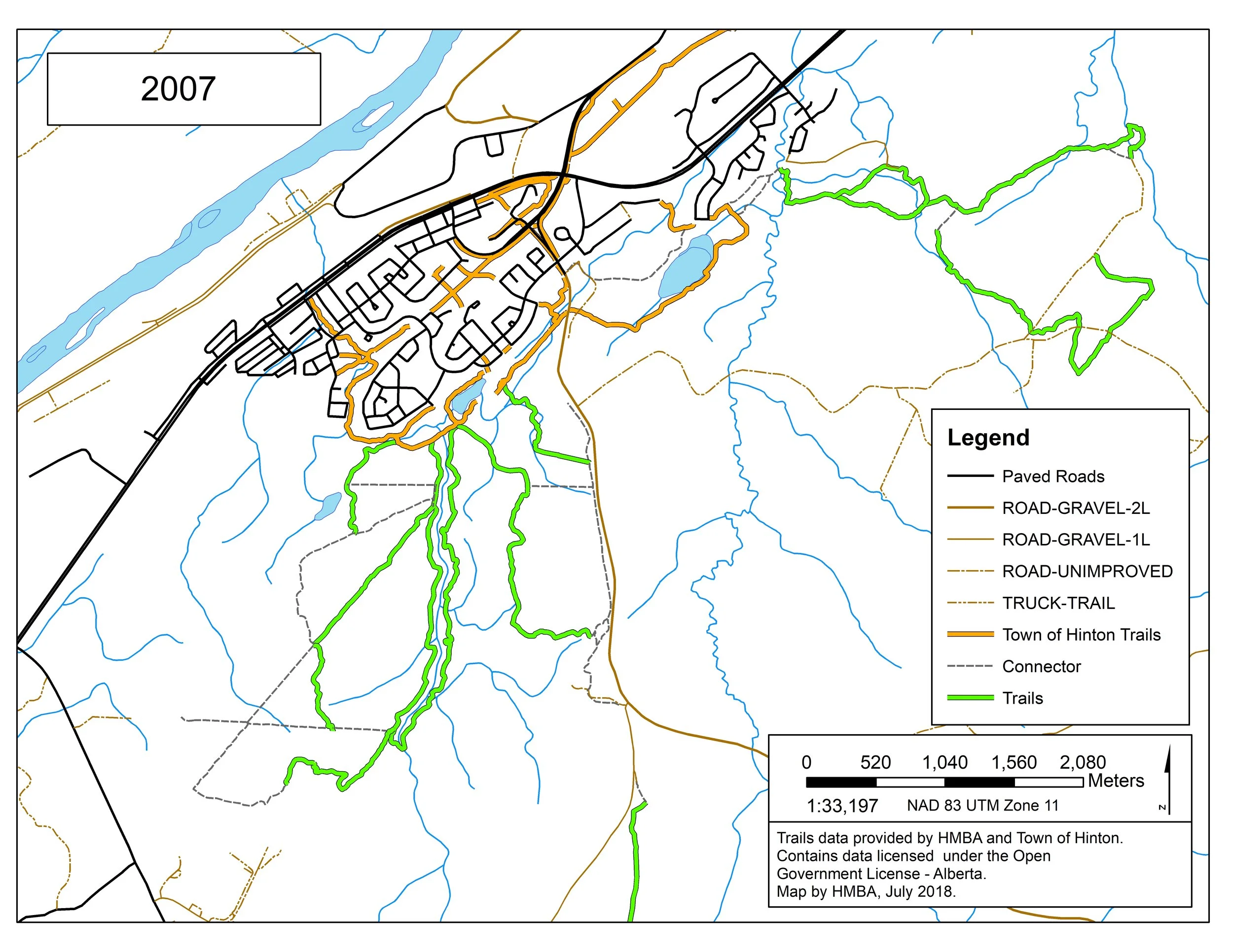 Trails were now being mapped and published.