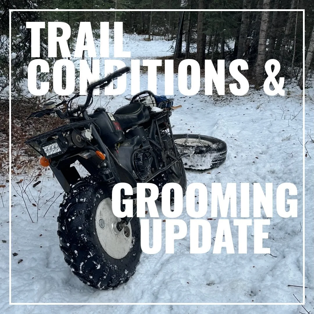 🚵&zwj;♀️❄️ Trail Conditions &amp; Grooming Update 

With the low amount of snow we currently have, we&rsquo;ve been hesitant to send out our regular grooming machines&mdash; ~ there&rsquo;s just not quite enough coverage yet, and we don&rsquo;t want