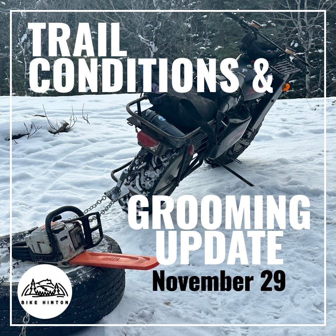 Trail Conditions &amp; Grooming Update ~ November 29 🚵&zwj;♀️❄️

The trails are running great right now, folks!

Last night Mike groomed most of the bike park, and today he kept things rolling with fresh grooming on:
✨ Lower Big Horn loops
✨ Dead Ra