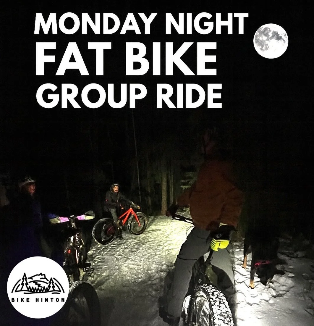 🌙❄️ Monday Night Fat Bike Ride! ❄️🌙

Join us on Monday, December 1 at 7pm as we ring in December on our trails under the stars!
Meet at the Maxwell Apartments picnic table for a fun, social fat bike ride to kick off the month.

All riders welcome! 