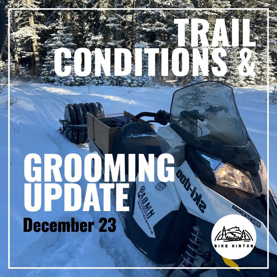 ❄️ Trail Conditions &amp; Grooming Update ❄️

Huge shoutout to Mike, who braved the cold to get some grooming done! 🙌
Just Get There, Dead Rabbits, and portions of the Bike Park have all been groomed and are riding great.

It&rsquo;s definitely chil