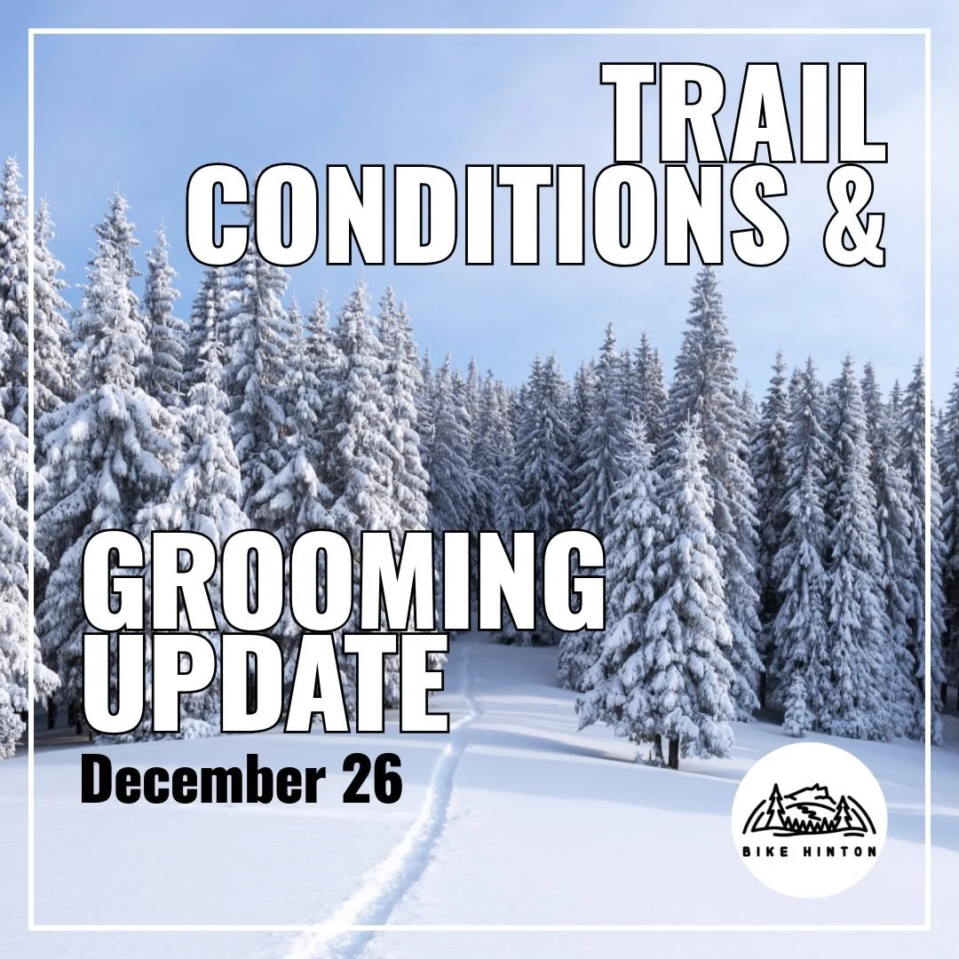 ❄️ Trail Conditions &amp; Grooming Update ❄️

Mike is doing his best to stay ahead of the endless snowfall out there ~ and wow, it&rsquo;s getting deep!

Here&rsquo;s the latest:
🚜 LBH Connector / Fastrax Loop
&bull; Sled packed last night
&bull; Gr