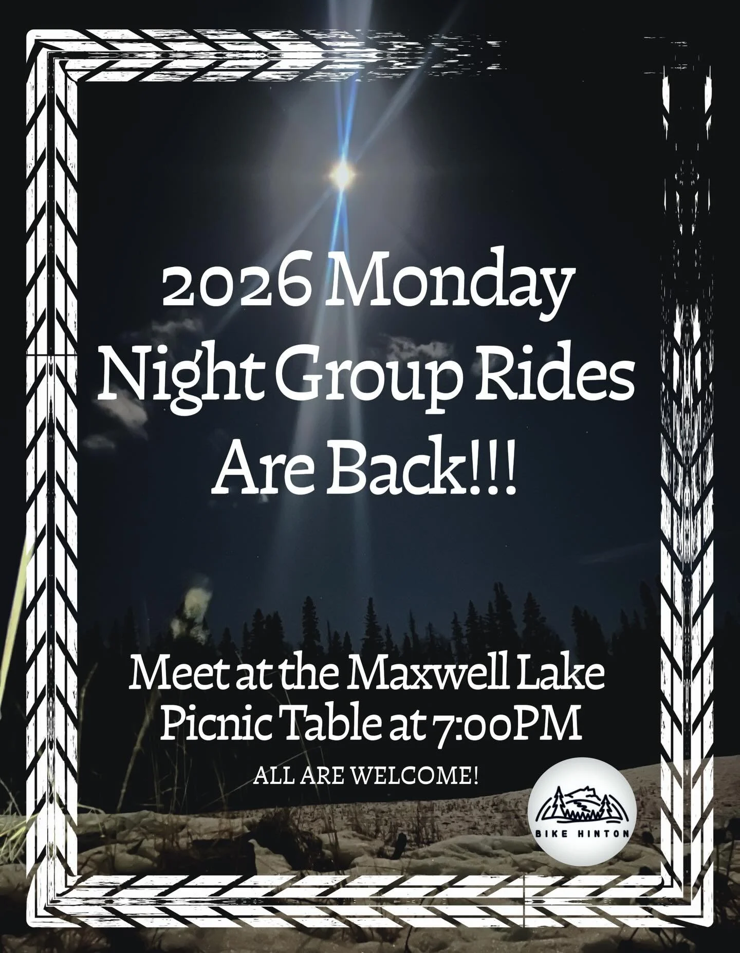 🚴&zwj;♀️ Monday Night Group Rides Are Back! 🚴&zwj;♂️

Monday night group rides are officially back for 2026! 🎉
Meet at the Maxwell picnic table and be ready to roll at 7:00 pm.

These rides are open to all riders ~ whether you&rsquo;re new to the 