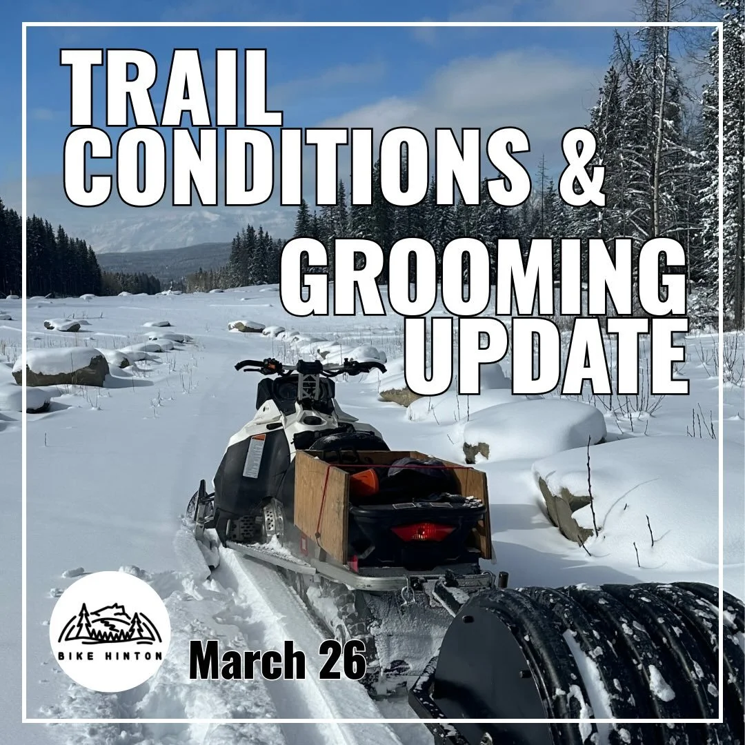 ❄️ Trail Conditions &amp; Grooming Update 🚴&zwj;♂️❄️

Mike was out putting in work today and made some solid progress on the trails.
	&bull;	Dead Rabbits has been groomed twice and should set up really nicely 👌
	&bull;	LBH Loop has been sled packed