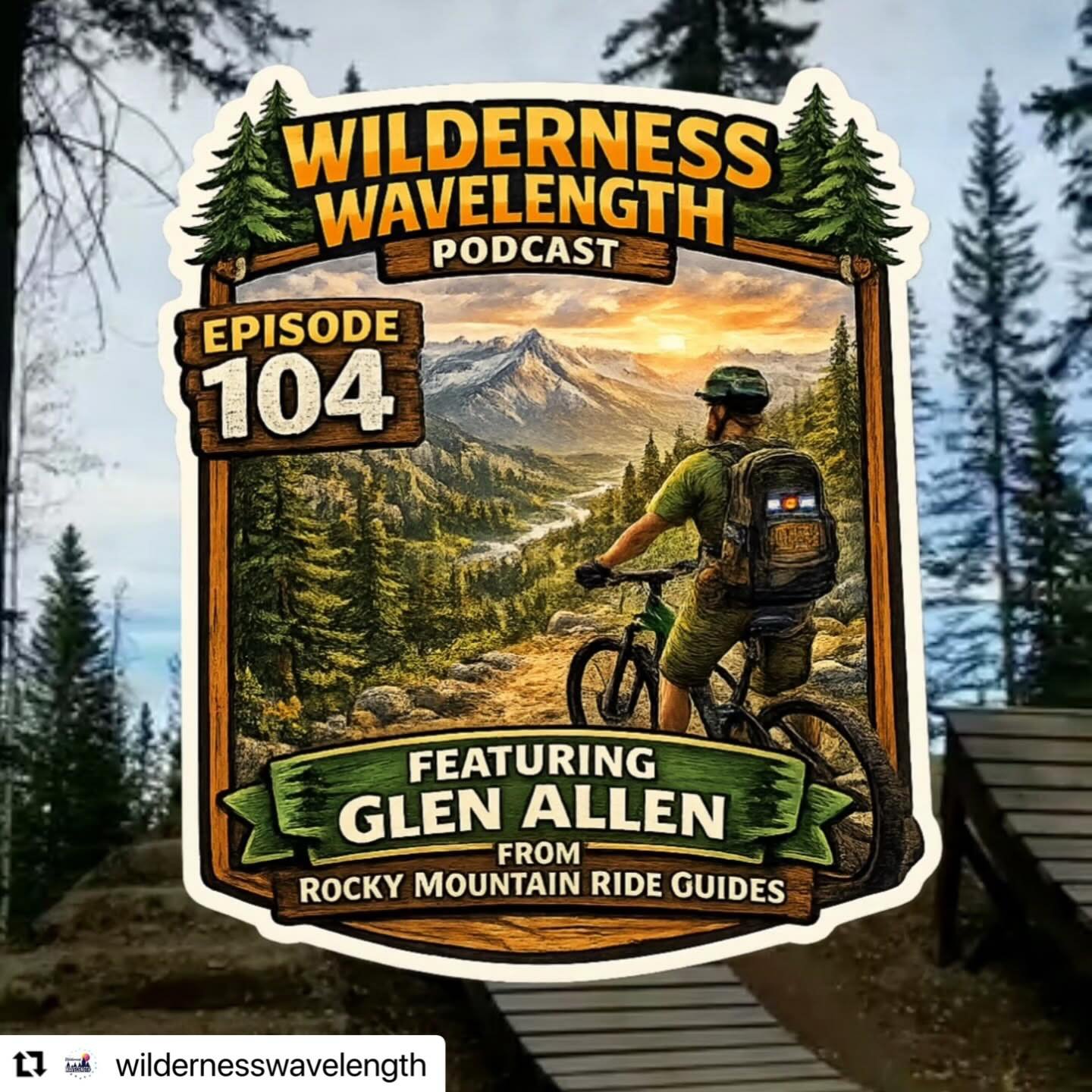 Repost ~ @wildernesswavelength podcast
・・・
🚲 Hinton is known for its great bike park and amazing mountian biking trail system so let&rsquo;s find out why!

Glen Allen&nbsp;is the founder and lead coach of&nbsp;@rockymountainrideguides, where he turn