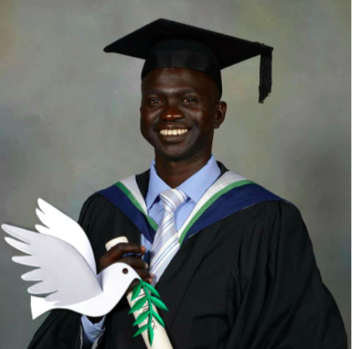 Meet Yel Anei - Aspiring Civil Engineer Yel was born in 1988 near Marial Bai in the village of Manyiel. Everyone in Yel’s family was illiterate. During the war, he first stayed with his father to help protect the family’s cattle. But with constant school interruption, his father sent him to the Kakuma Refugee Camp in Kenya when he was fifteen. After peace came to South Sudan in 2005, Yel returned home to Manyiel and finished primary school. Yel was so excited by the opening of Marial Bai Secondary School. He applied and gratefully joined the inaugural freshman class. He remembers struggling with math during freshman year, but then falling in love with physics. He fondly remembers doing experiments in the science lab - complete with microscopes, Bunsen burners, and chemicals. In 2012, he was a member of the first graduating class. He remembers celebrating with all the students’ families, singing traditional songs and dancing traditional dances. After graduation, he moved to Juba and underwent the complicated process of applying to university. He was accepted into the University of Rajasthan in India to study civil engineering. It was a tough academic curriculum but he got through it. He recently graduated and is going back to Juba where he hopes to get a job building South Sudan’s roads, bridges, and other critical infrastructure throughout the country needs.