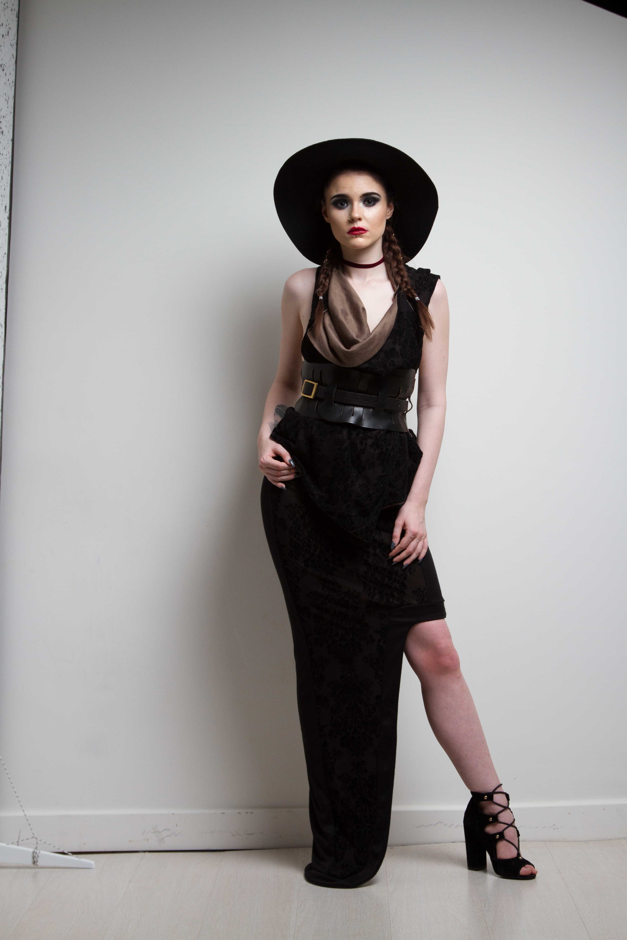 zaramia-ava-zaramiaava-leeds-fashion-designer-ethical-sustainable-nude-versatile-drape-wrap-top-cowl-maxi-skirt-print-hat-black-womenswear-grunge-2