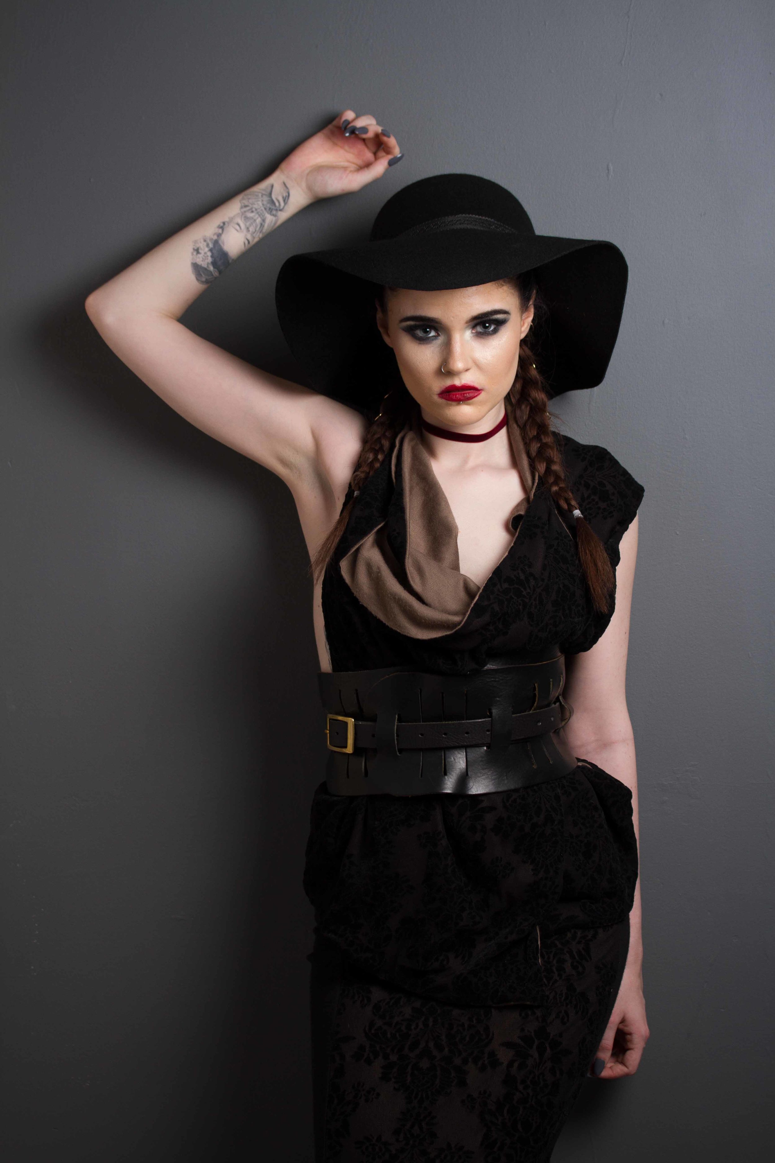 zaramia-ava-zaramiaava-leeds-fashion-designer-ethical-sustainable-nude-versatile-drape-wrap-top-cowl-maxi-skirt-print-hat-black-womenswear-grunge-13