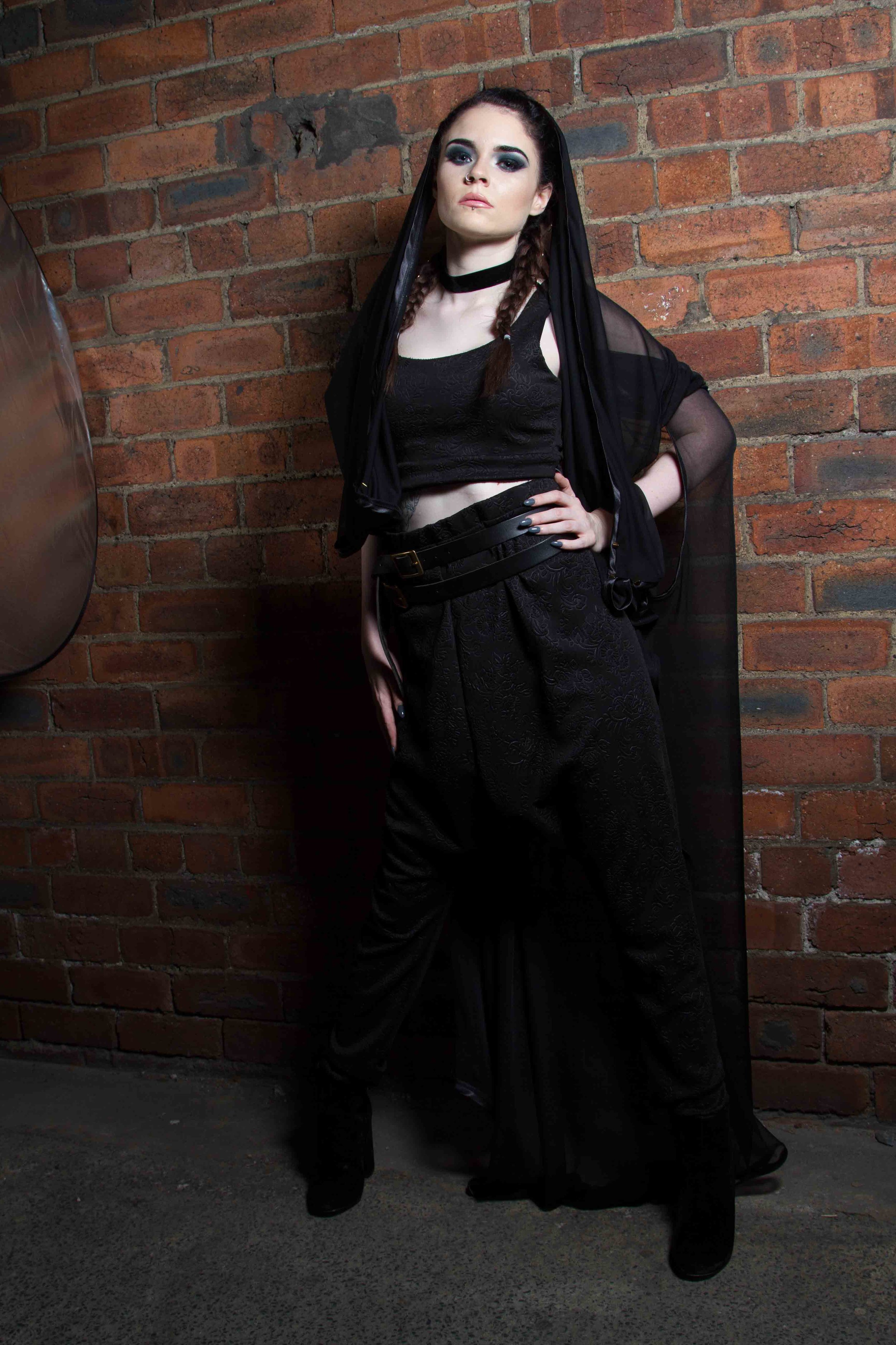 zaramia-ava-zaramiaava-leeds-fashion-designer-ethical-sustainable-black-versatile-drape-wrap-top-dress-cowl-maxi-bandeau-hareem-hood-black-womenswear-grunge-3