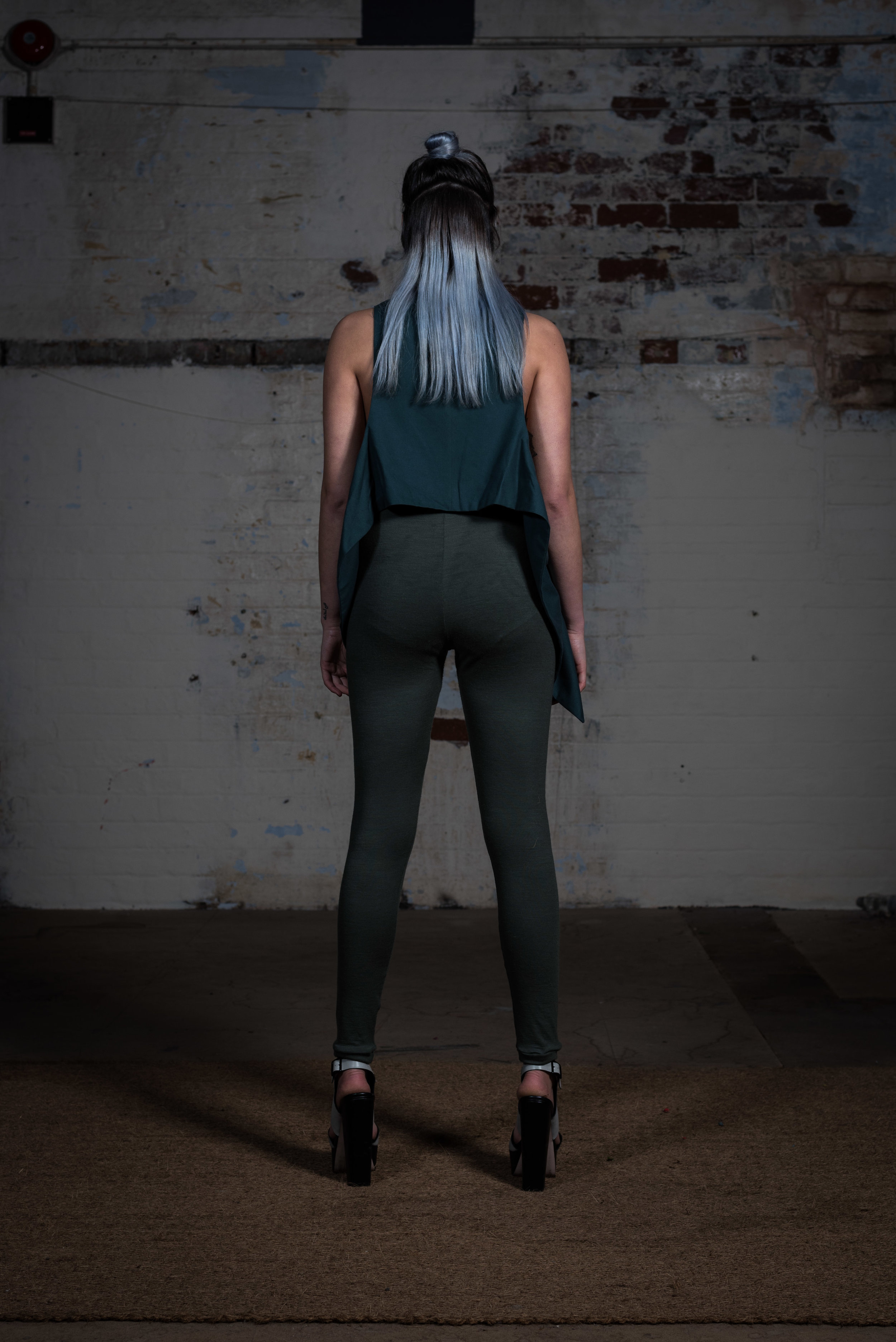 zaramia-ava-zaramiaava-leeds-fashion-designer-ethical-sustainable-teal-wrap-top-versatile-drape-grey-rei-cowl-leggings-styling-location-womenswear-models-photoshoot-23