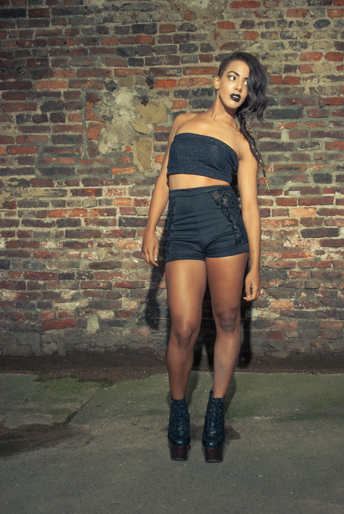 zaramia-ava-zaramiaava-leeds-fashion-designer-ethical-sustainable-tailored-minimalist-versatile-drape-bodysuit-print-bandeau-shorts-panels-black-belt-styling-womenswear-model-photoshoot-25