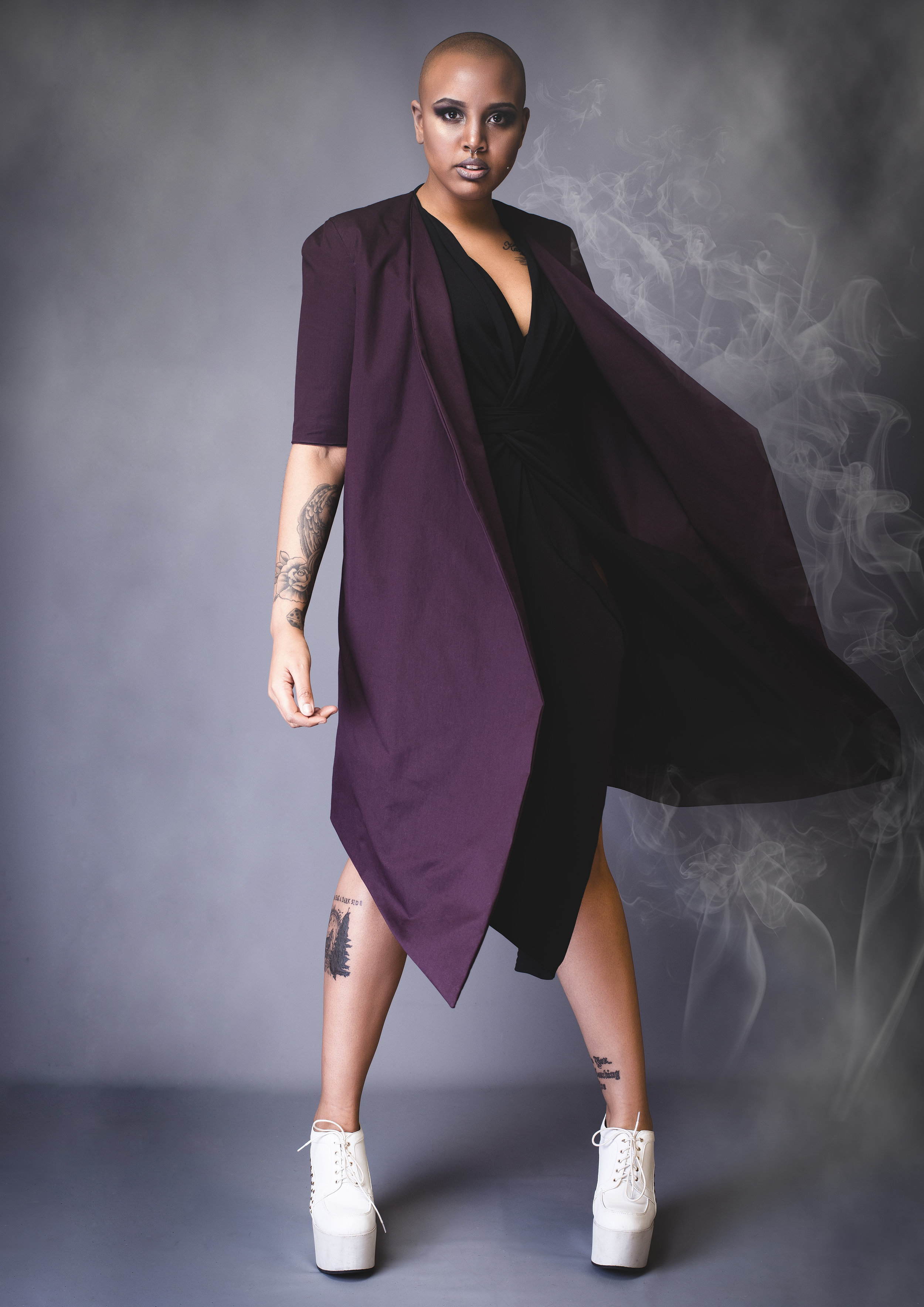 zaramia-ava-zaramiaava-leeds-fashion-designer-leedsfashiondesigner-stylist-leeds-stylist-leedsstylist-ethical-sustainable-minimalist-versatile-drape-wrap-purple-cowl-ryo-emi-black-4