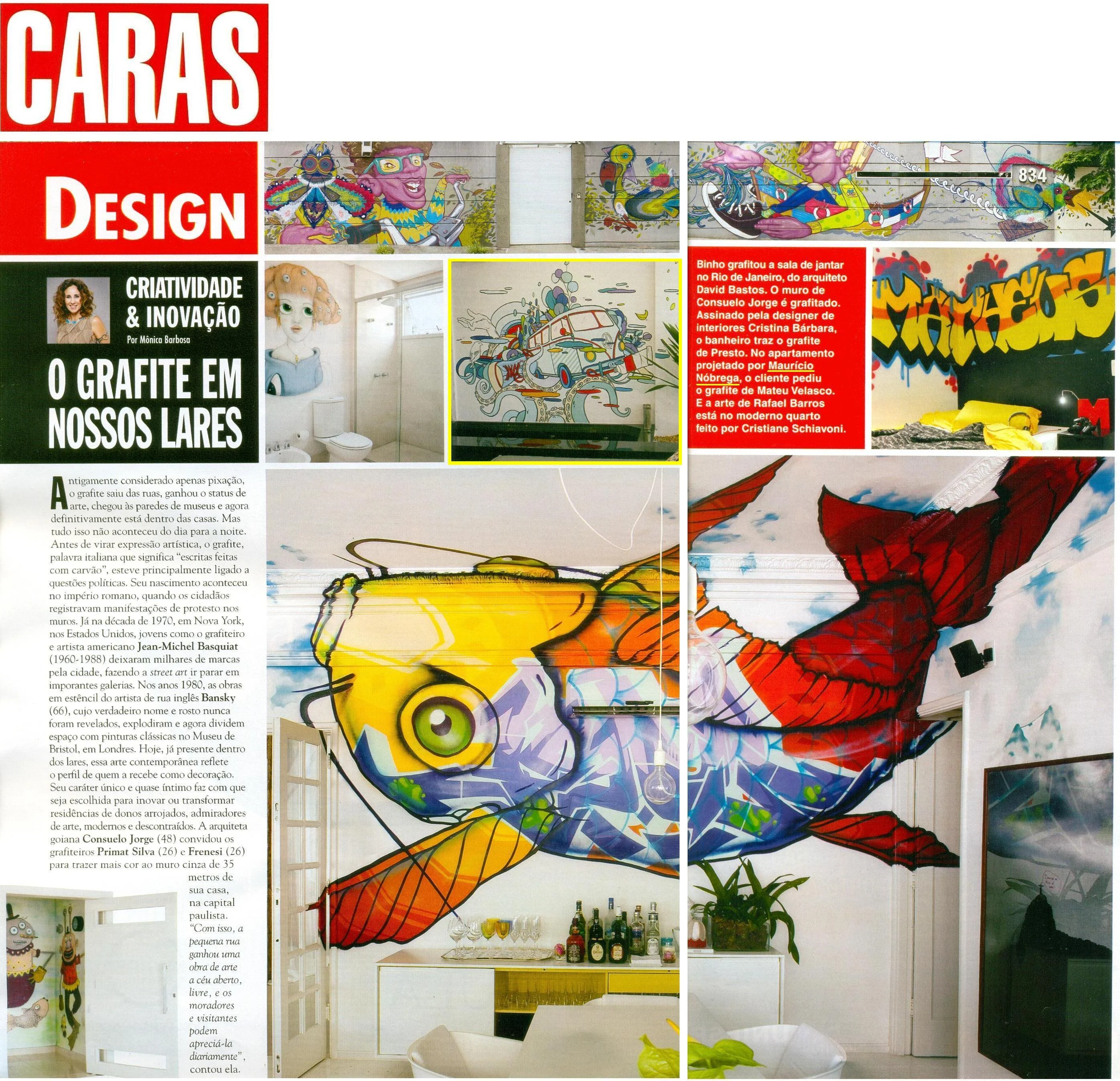 MAURÍCIO NÓBREGA NA REVISTA CARAS / DESIGN