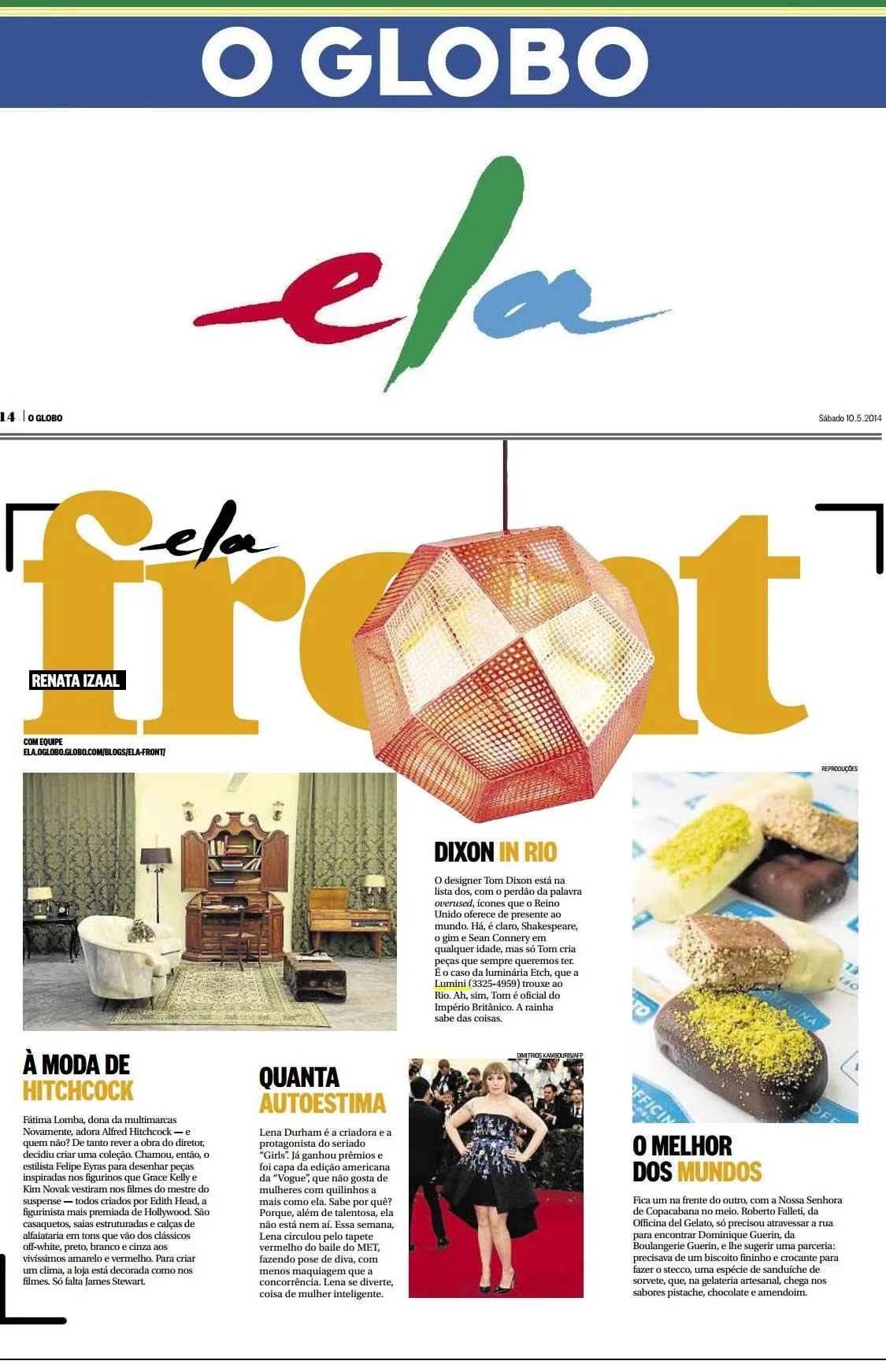 LUMINI NO JORNAL O GLOBO / ELA