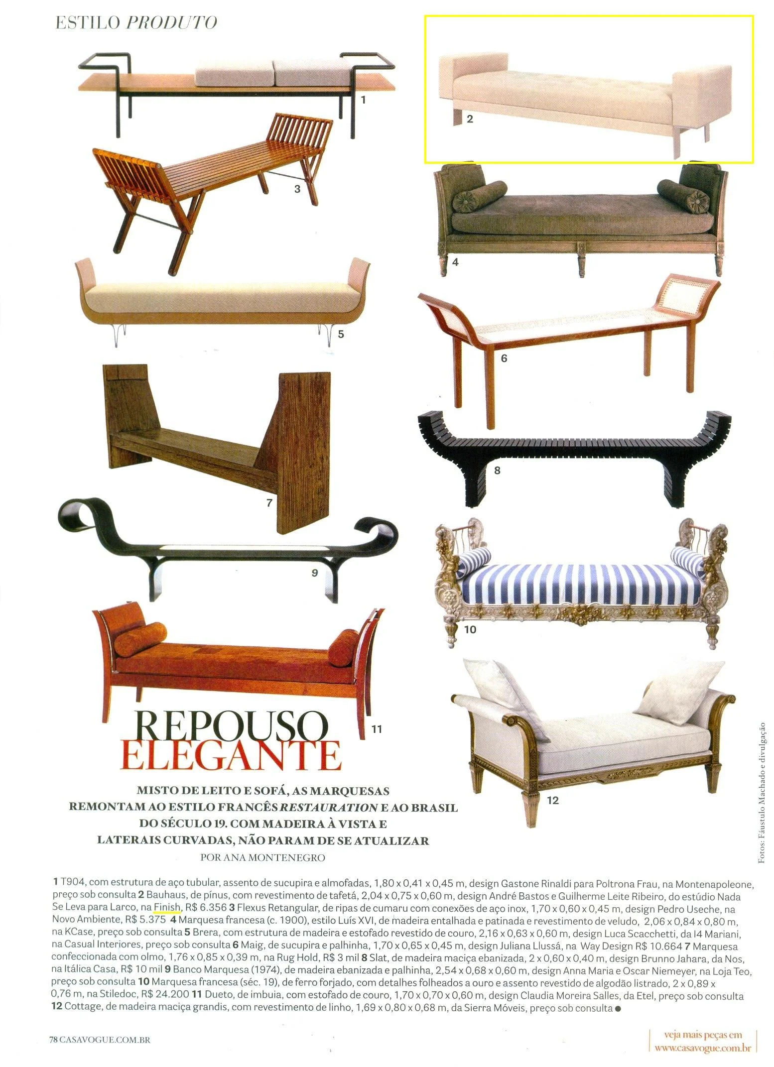 FINISH NA REVISTA CASA VOGUE