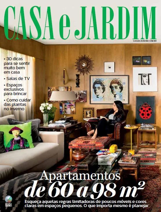 PAOLA RIBEIRO NA REVISTA CASA E JARDIM 