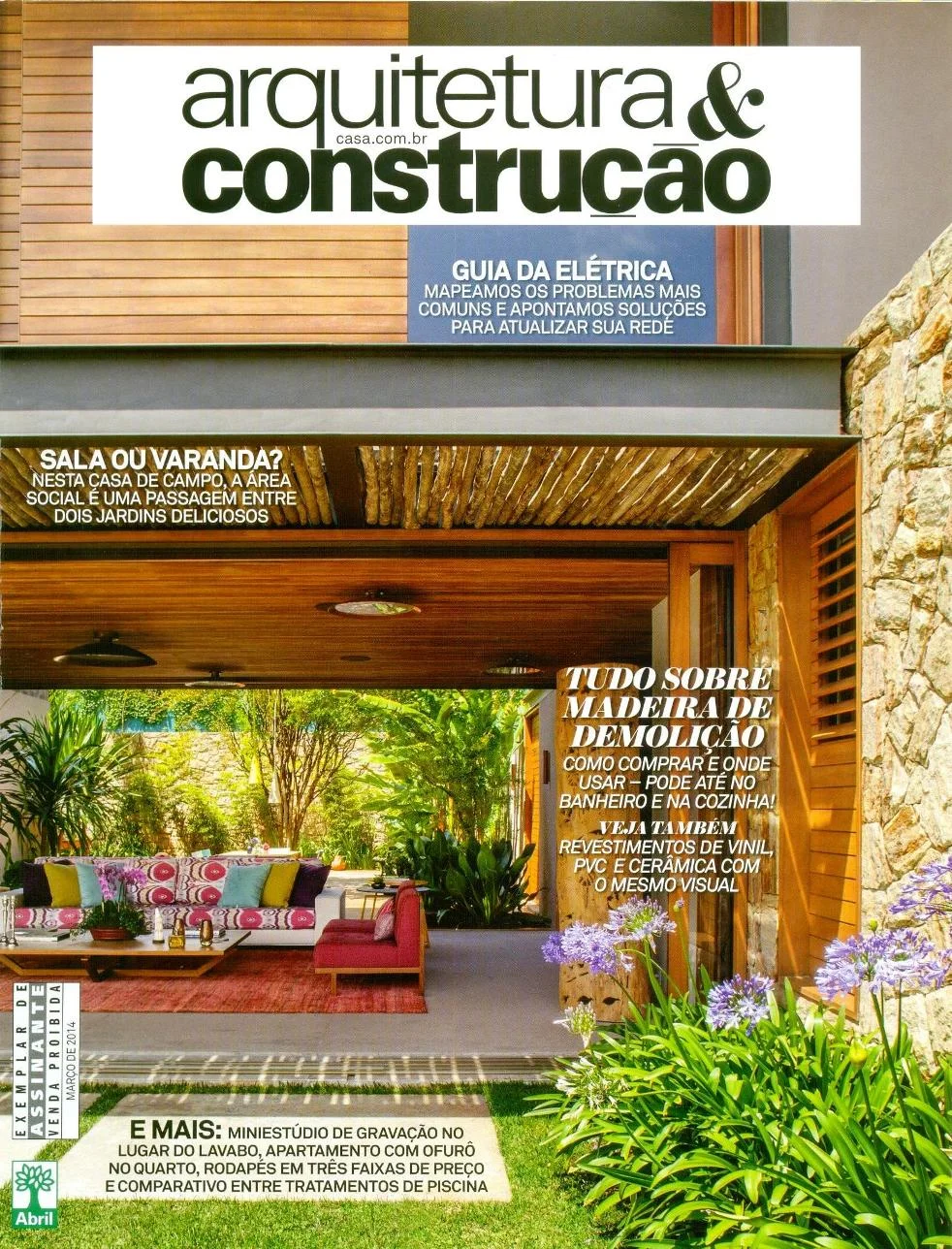 EXPOSIÇÃO DESIGN BRASILEIRO, MODERNO E CONTEMPORÂNEO NA ARQUITETURA & CONSTRUÇÃO