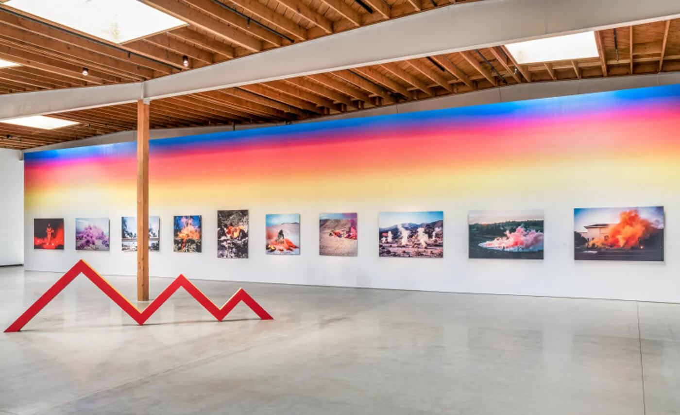 Judy Chicago: Los Angeles, art exhibit @ Deitch Gallery // photo source: deitch.com