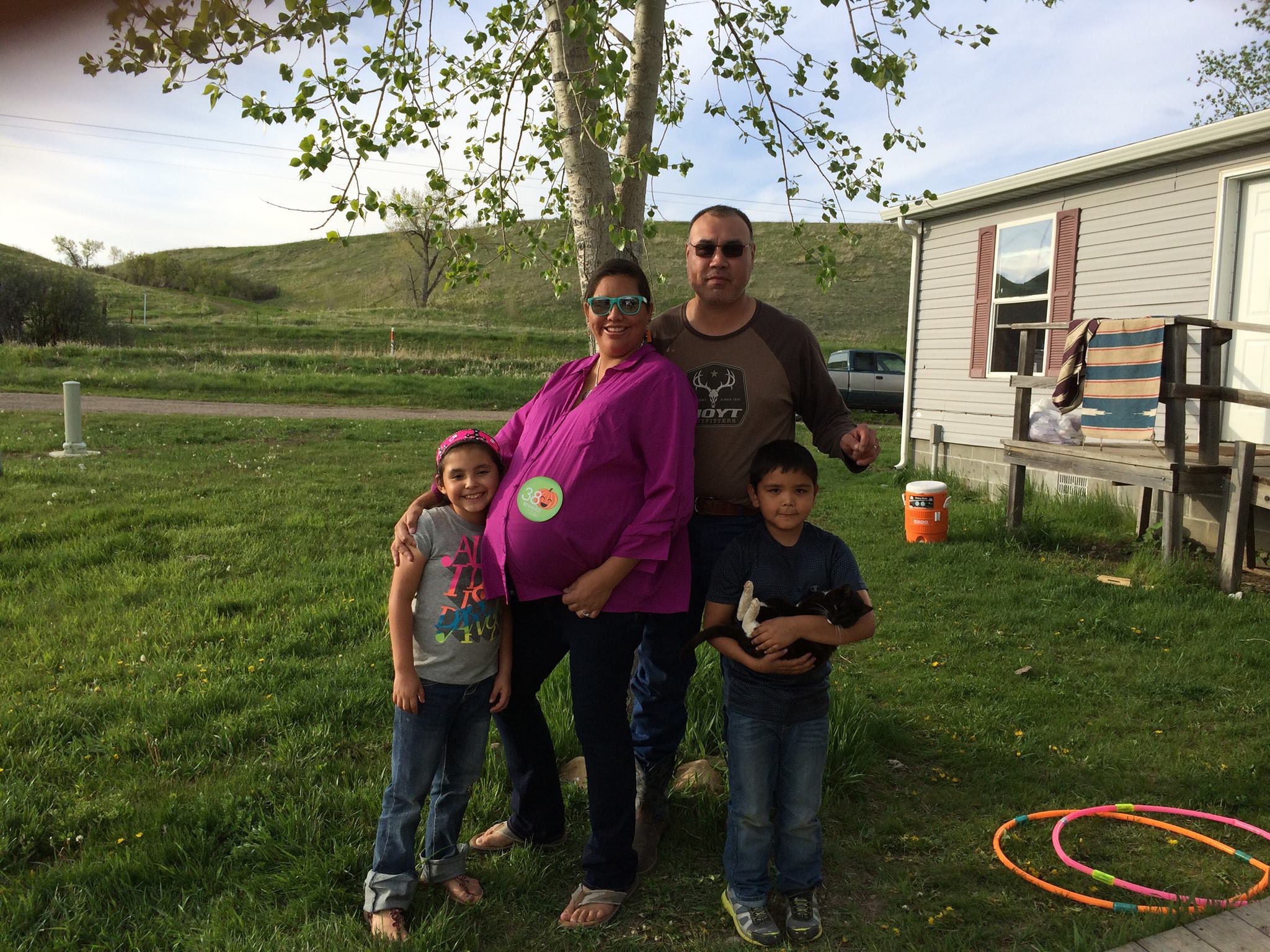 Lucy and Preston Whiteman Runs Him and their family, which has now grown to include twin babies. Lucy is finishing her master's degree in education and Preston works in the existing Absaloka Mine.