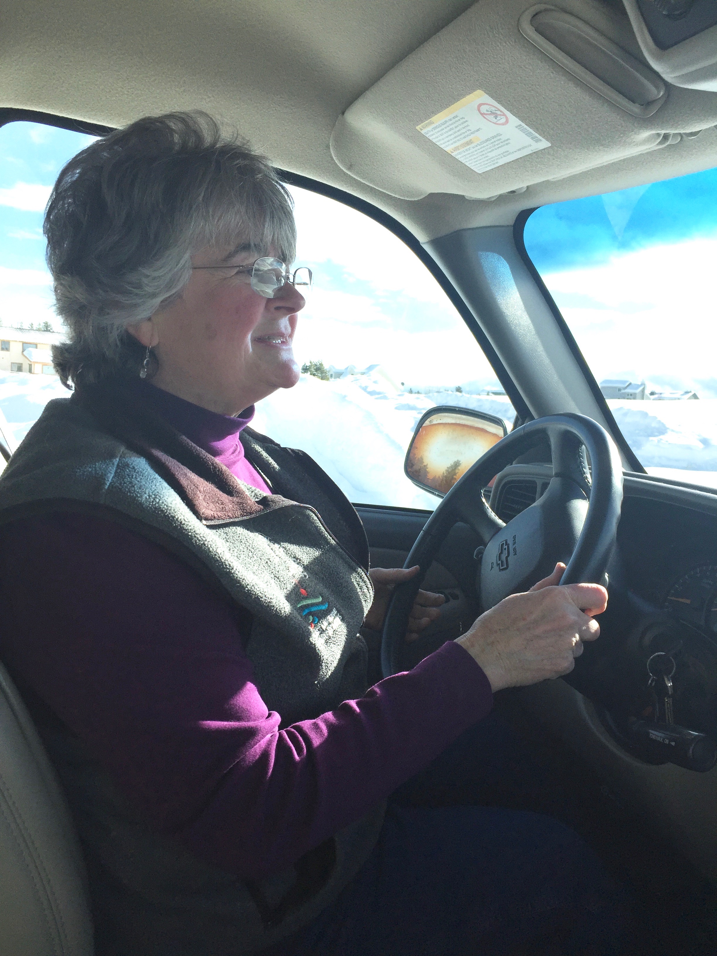 Karrie Taggert, bison advocate, Horse Butte