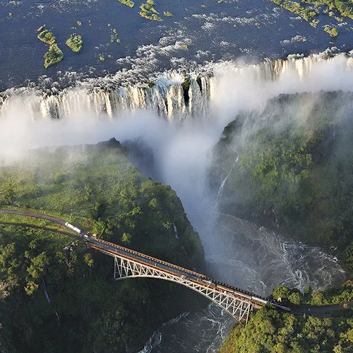 Victoria Falls, Zimbabwe. One of the 7 natural wonders of the world.