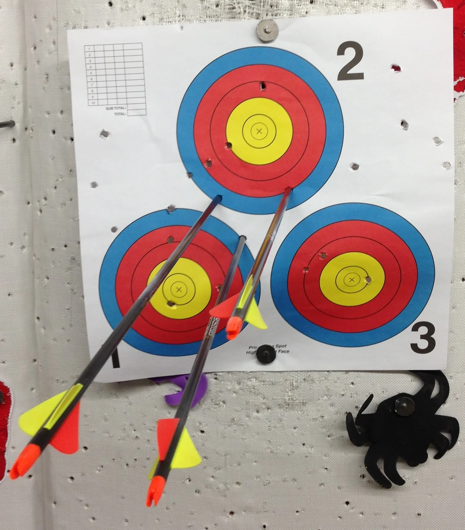 Yes. My shooting needs some work. Practice makes perfect...but at least we got a 50% break on the cost of this session.