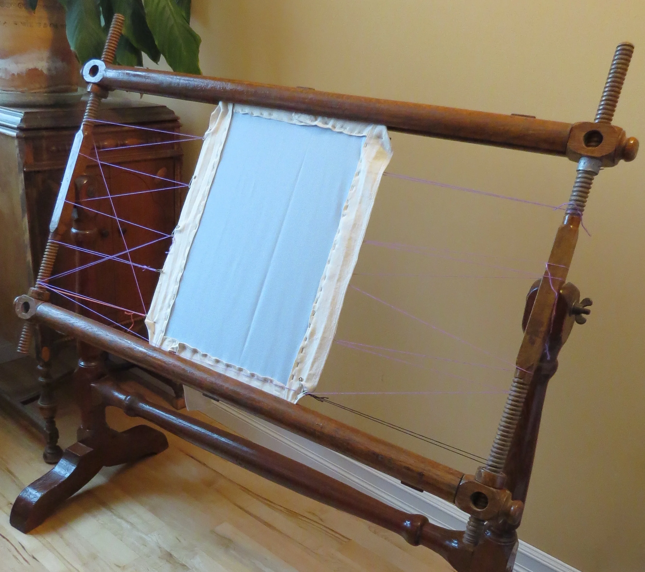 My grandmother's loom, which she commissioned in the 1934.