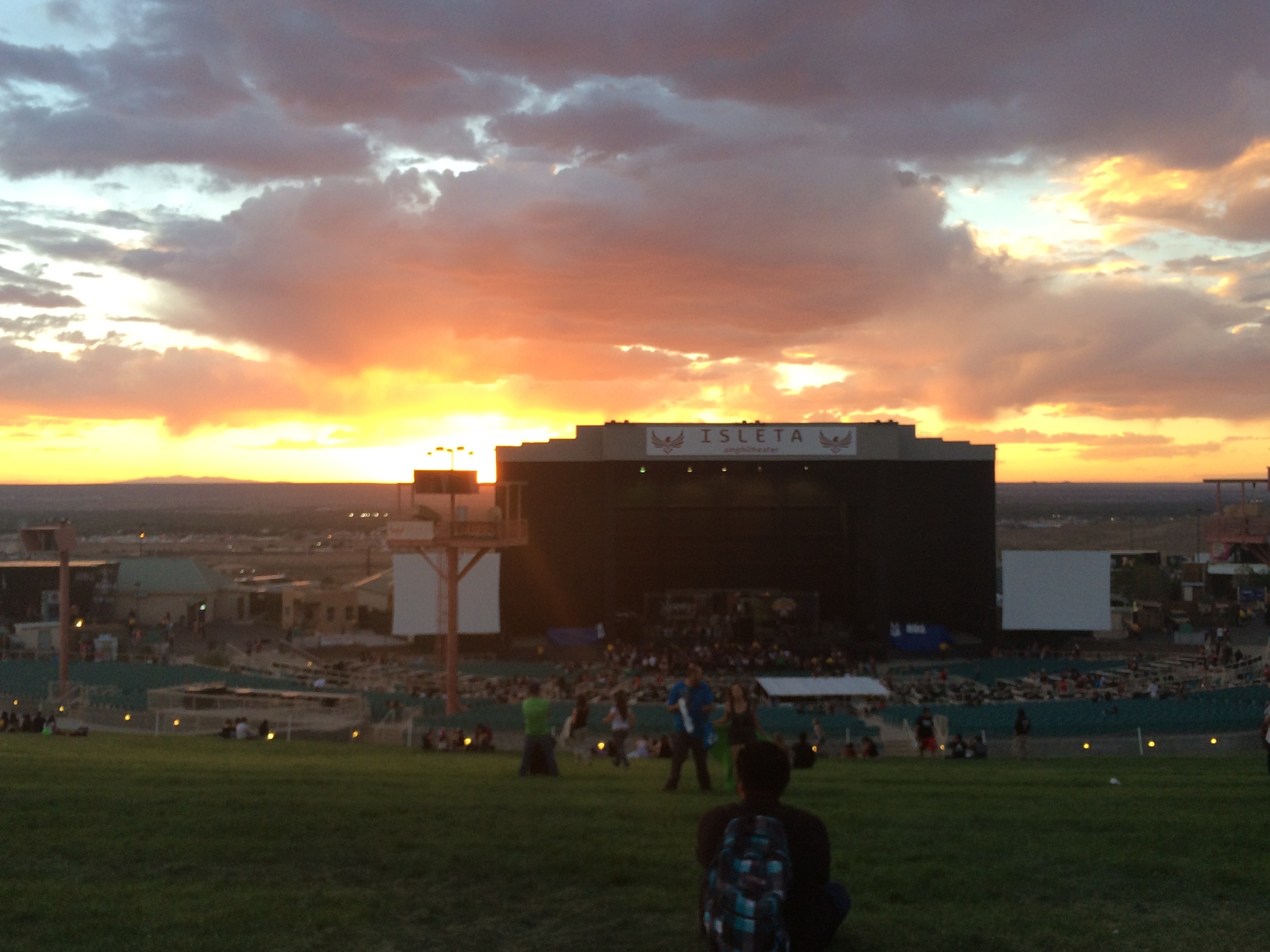 my view from the New Mexico Warped stop after the insane Sandstorm was done.