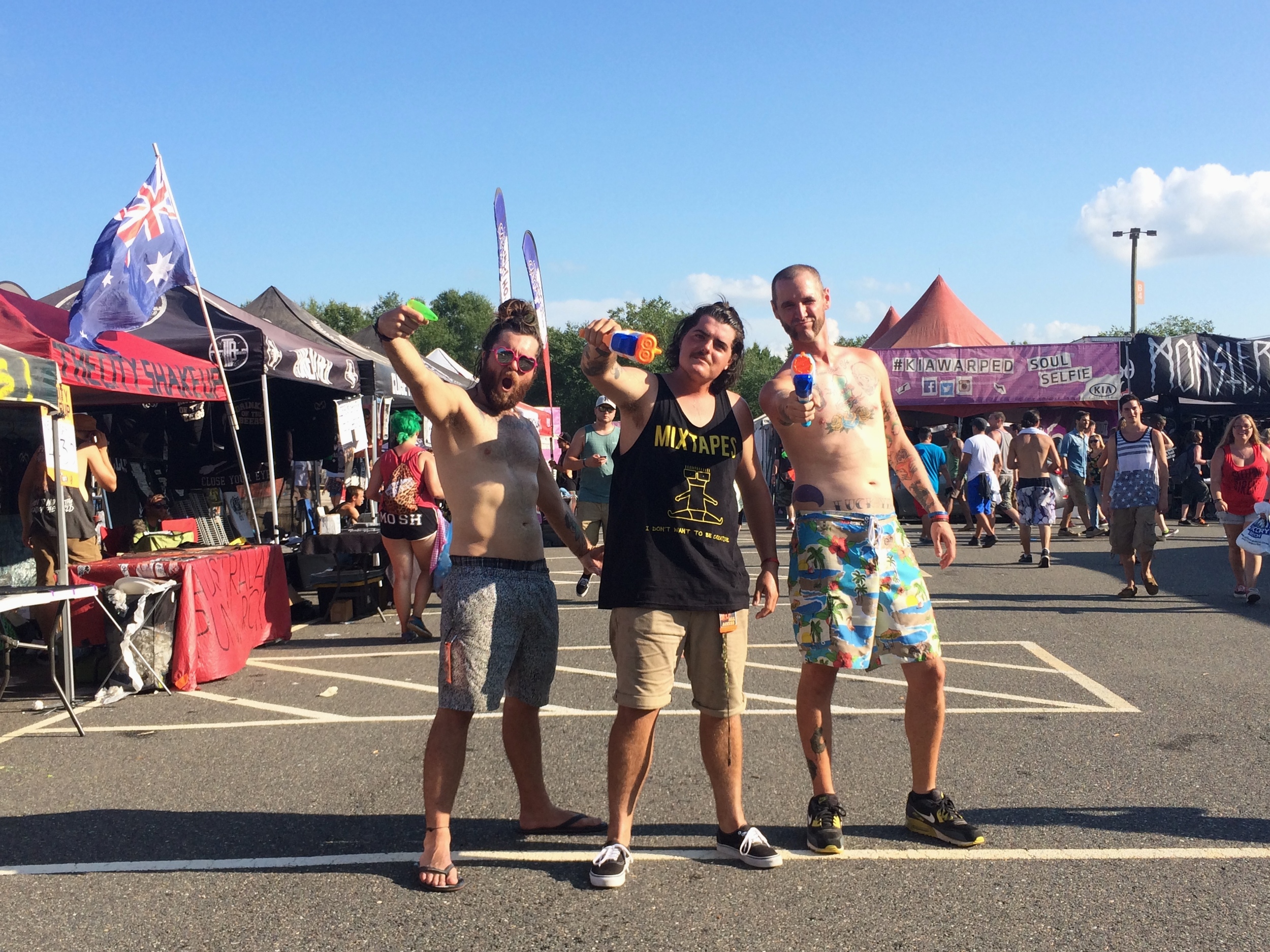 some of America's favorite merchies all losing our minds in the merch village in VIRGINIAAAAAH.