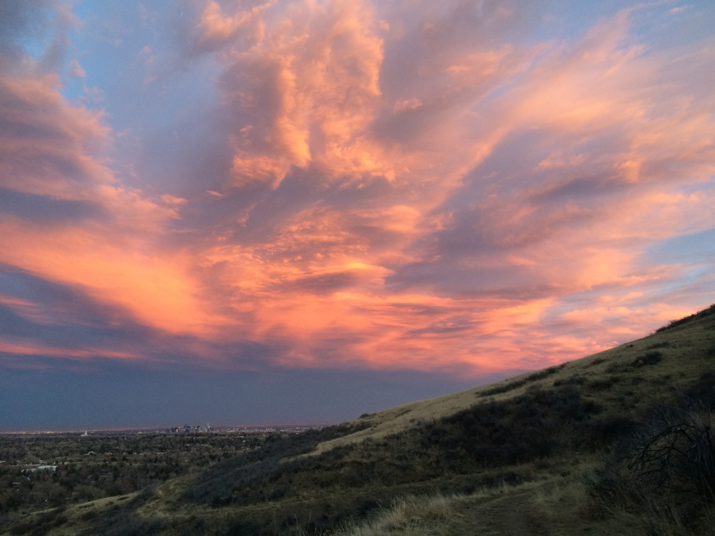 the day I quit the terrible job, I was rewarded with a hike, and the most beautiful sunset. 