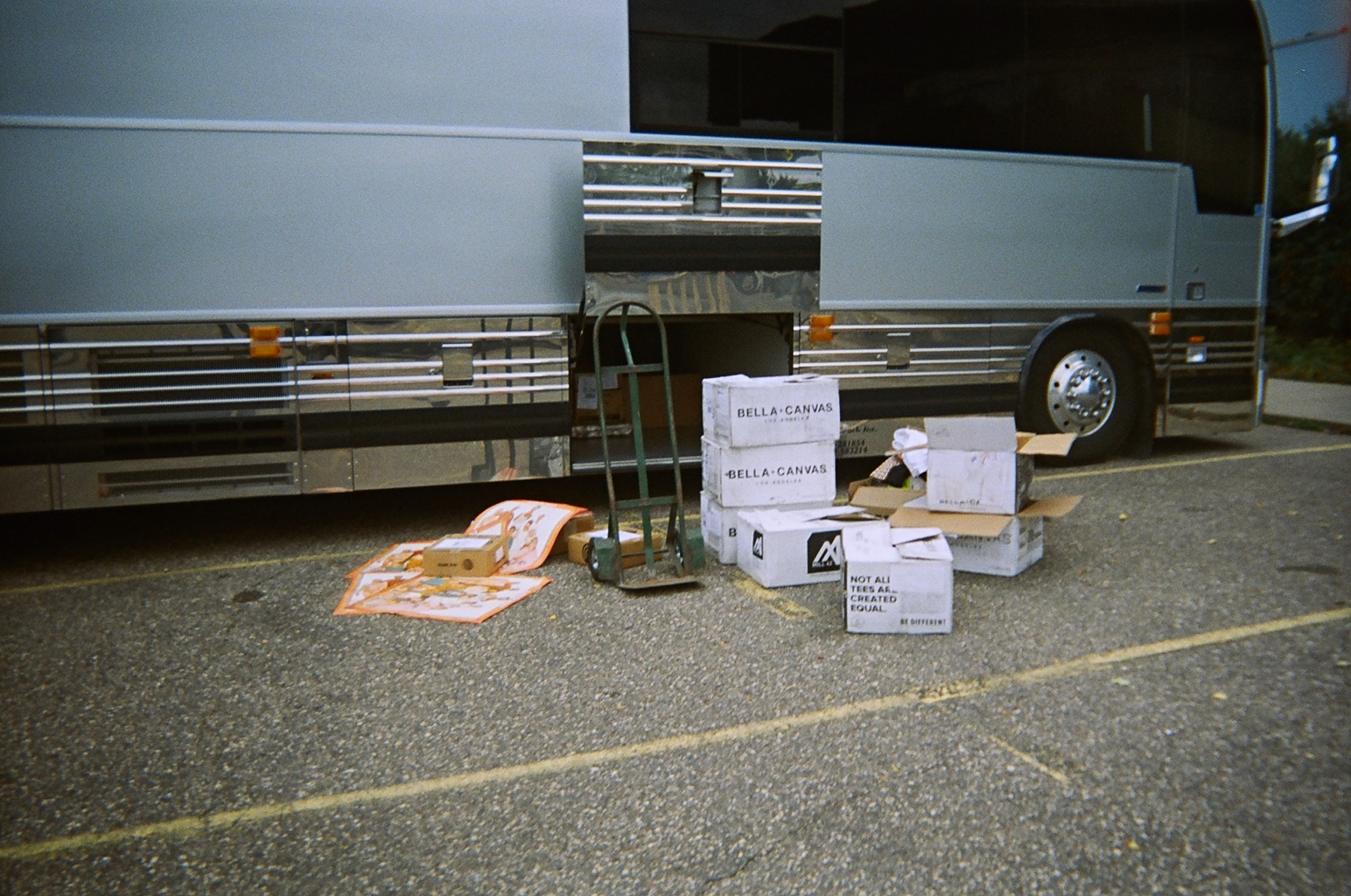 my daily office while on tour. No, I am not joking.