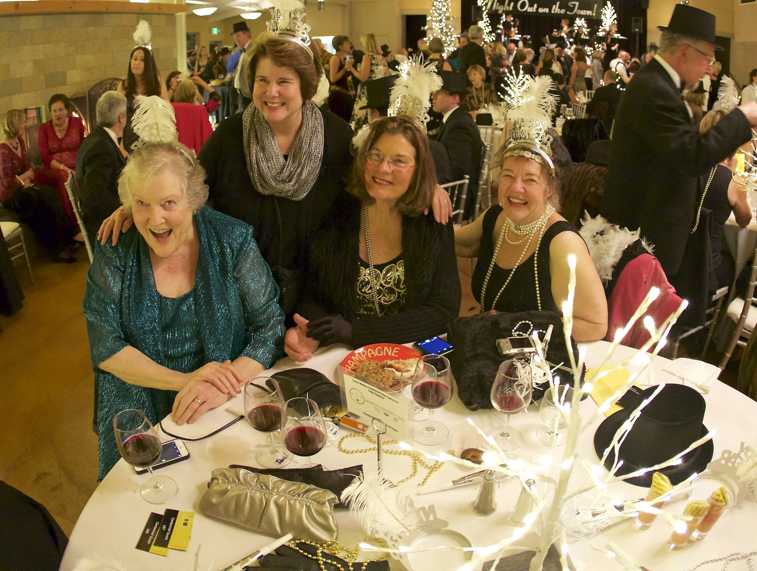 The girls: Jana Haehl, Becky Reed, Suzi Beatie and Pati Stoliar
