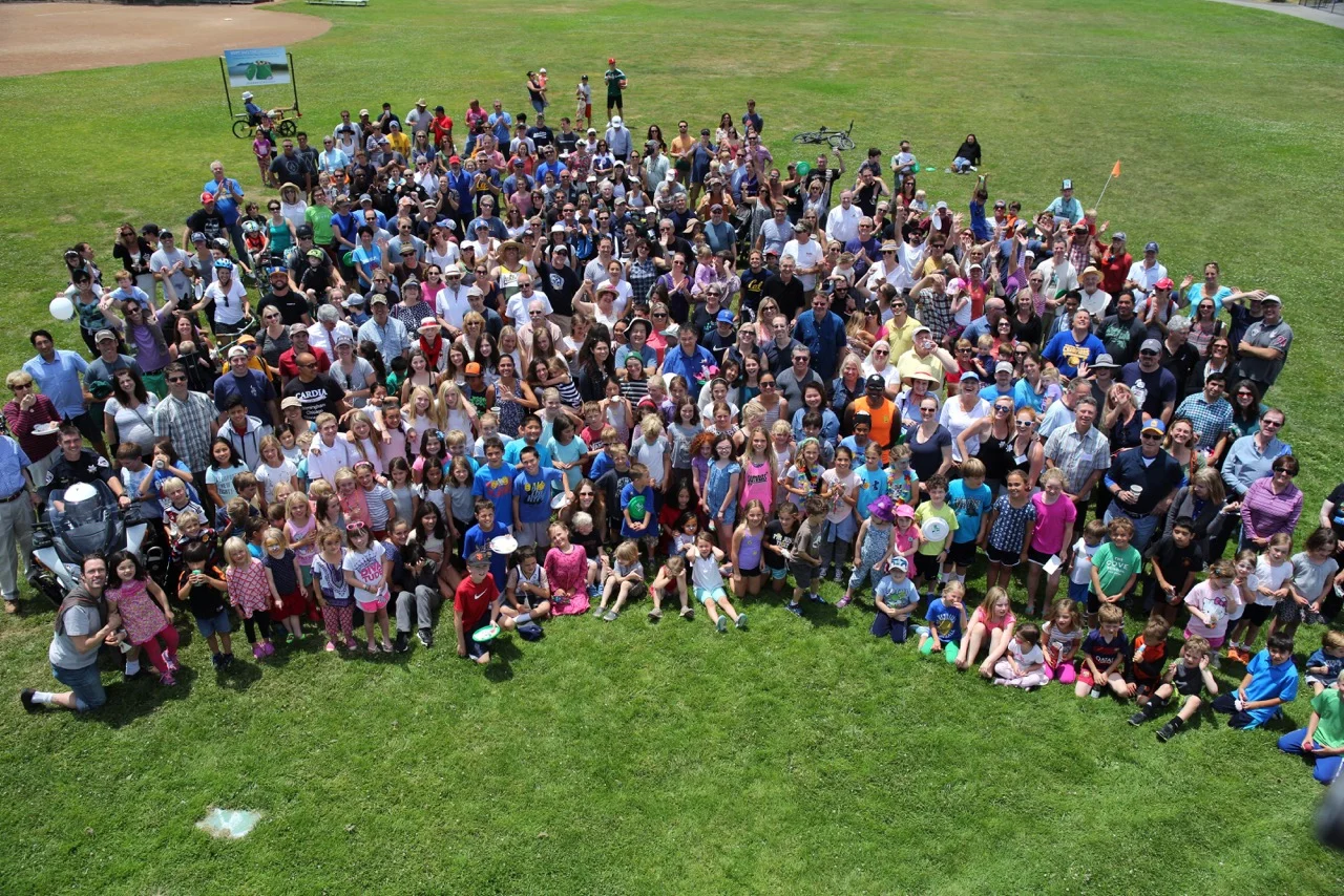 BIRD'S EYE VIEW OF THE CROWD