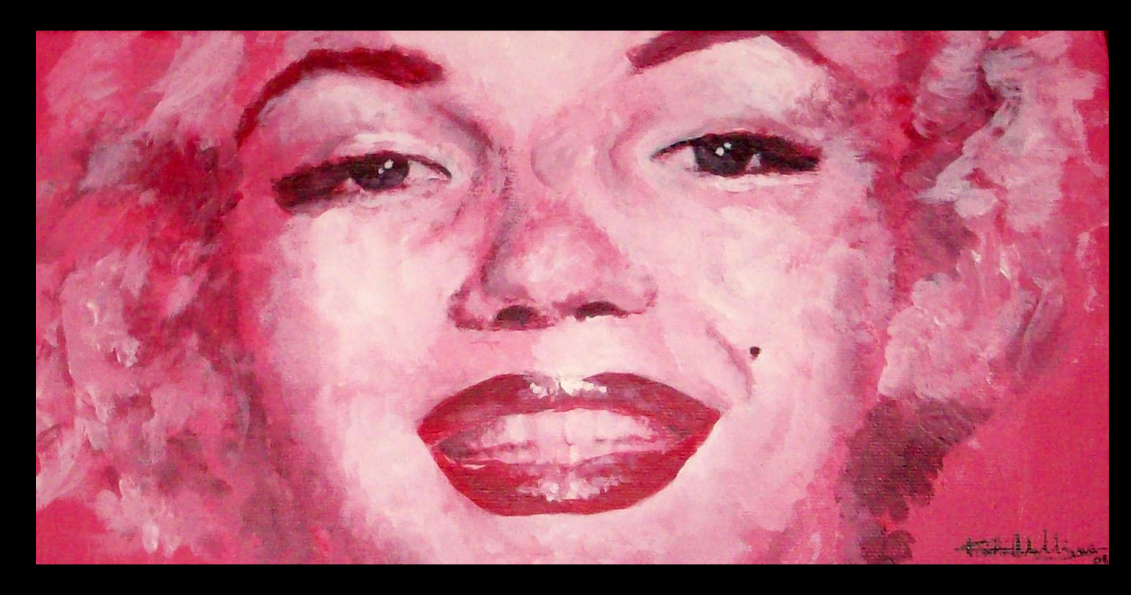 Marilyn 8" x 16" Acrylic -SOLD-