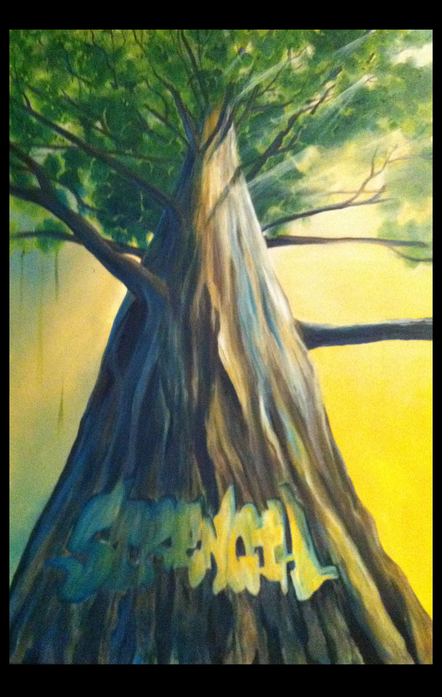 "Strength" 24"x 36" Acrylic $350