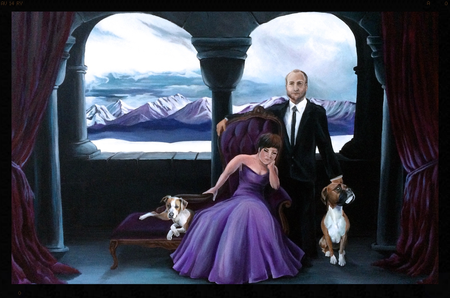 Fantasy Kahnke Family 24" x 36" Acrylic -CUSTOM-