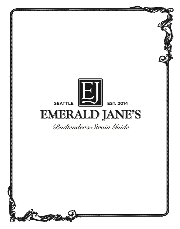 Emerald Jane's Budtender Guide