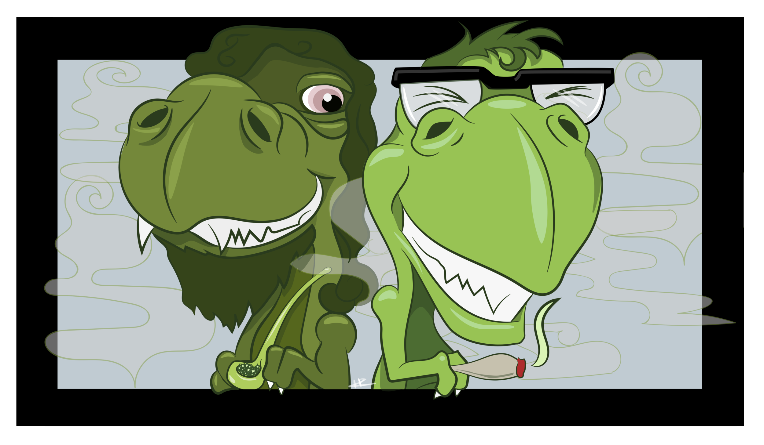 Cannasaurus Rex Dino Ad