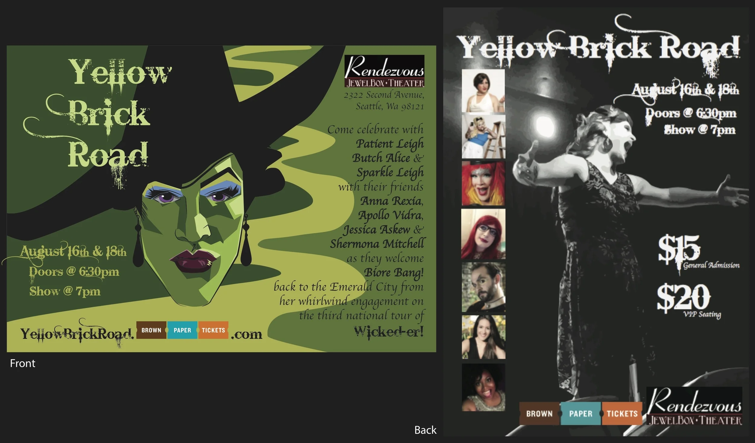 Yellow Brick Road Postcard