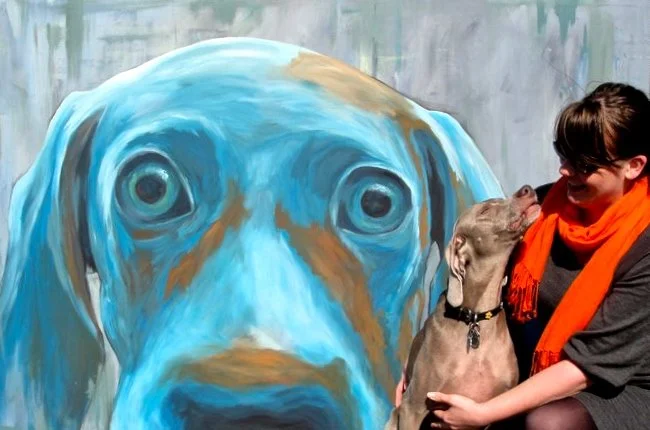 6' x 4' Myska Acrylic Painting