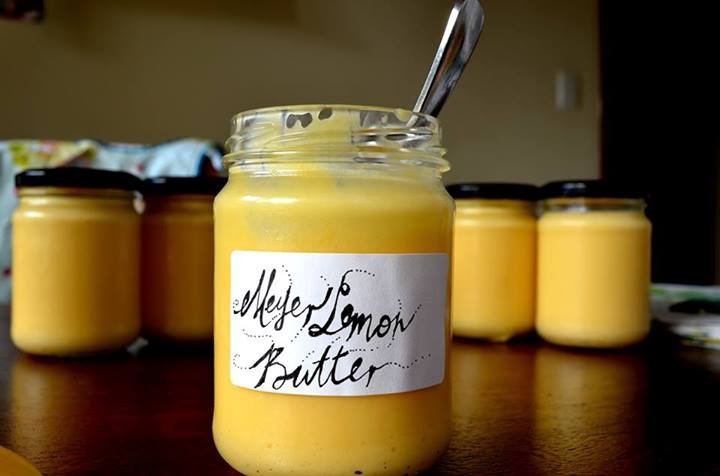 Meyer Lemon Butter 250gm Jars $6.50