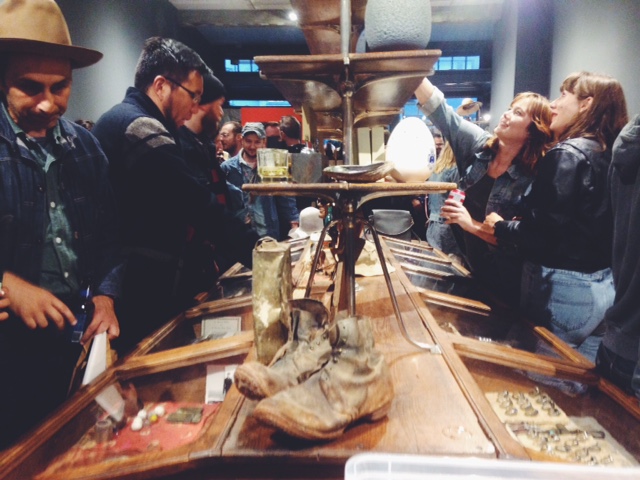 Michael Harris's Collection of dug up treasures. 